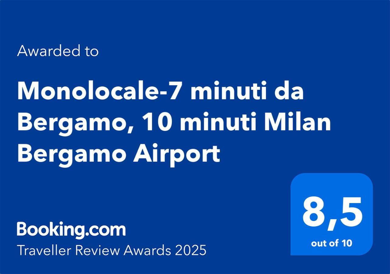 Monolocale-7 Minuti Da Bergamo, 10 Minuti Milan Bergamo Airport *